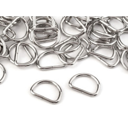 D-ring width 20 mm - nickel