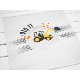 DIGGER - PANEL (60cm x 50cm) ORGANIC SINGLE JERSEY