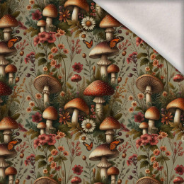 BOTANICAL FOREST wz.3 - brushed knitwear with elastane ITY