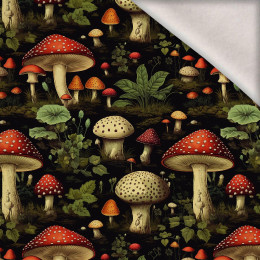 BOTANICAL FOREST wz.5 - brushed knitwear with elastane ITY