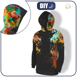 MEN’S HOODIE (COLORADO) - LION - sewing set