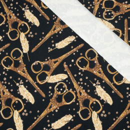 SKATER / blue - looped knit fabric