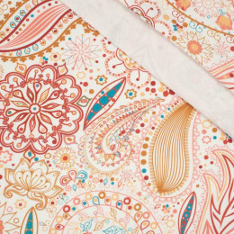 GOLDEN LACE / white - looped knit 