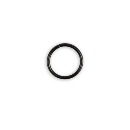 Metal ring 25 mm - black