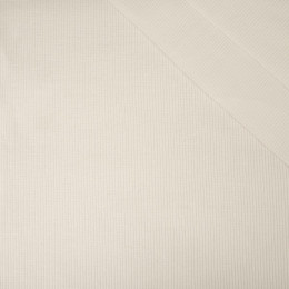 D-02 VANILLA - Ribbed knit fabric