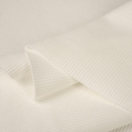 D-02 VANILLA - Ribbed knit fabric