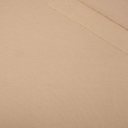 D-115 BEIGE - looped knitwear with elastan 