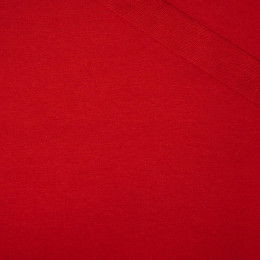 D-18 RED - looped knitwear with elastan 