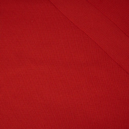 D-18 RED - Ribbed knit fabric
