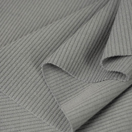 D-995 GREY - Ribbed knit fabric