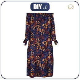 DRESS "CARMEN" - JAPANESE GARDEN pat. 1 - sewing set