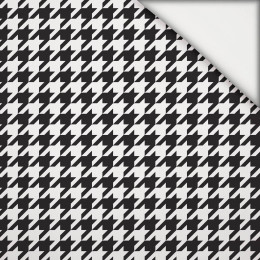 BLACK HOUNDSTOOTH / WHITE - light brushed knitwear