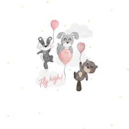 FLY HIGH PAT. 2 / pink- panel (60cm x 50cm)