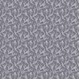 TWIGS pat. 2 (WINTER TIME) / grey