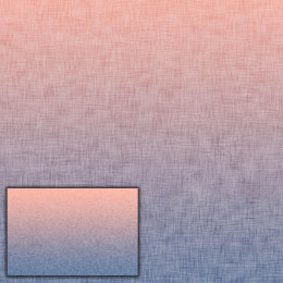 OMBRE / ACID WASH - blue (peach) - PANORAMIC PANEL (110cm x 165cm)