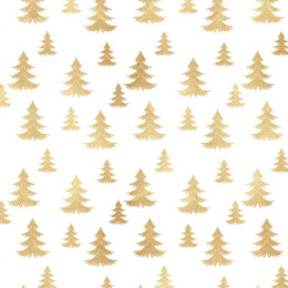 GOLDEN CHRISTMAS TREES (WHITE CHRISTMAS)