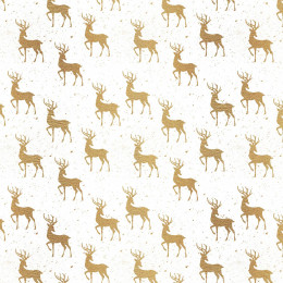 GOLDEN DEERS pat. 2 (WHITE CHRISTMAS)
