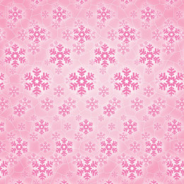 PINK SNOWFLAKES (PENGUINS)
