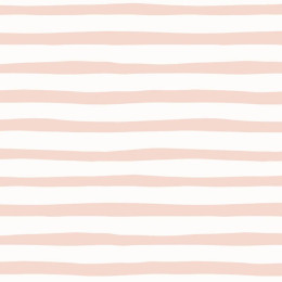 STRIPES - ECRU AND LIGHT PINK (BIRDS IN LOVE)