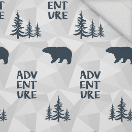 BEARS (adventure) / grey - looped knit 