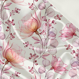 FLOWERS pat. 4 (pink) - Satin