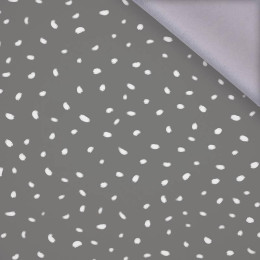 WHITE TRACES / dark grey (MAGICAL CHRISTMAS FOREST) - softshell