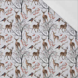 WINTER ANIMALS (WINTER IN PARK) - single jersey 