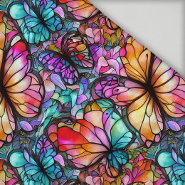 BUTTERFLIES / STAINED GLASS - quick-drying woven fabric