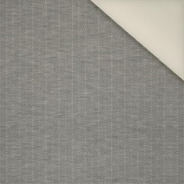 HERRINGBONE / NIGHT CALL / grey- Upholstery velour 