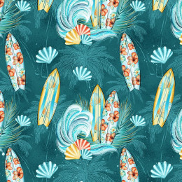 SURFBOARDS AND WAVES (EMERALD)