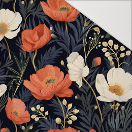 FLOWERS wz.8 - Hydrophobic brushed knit