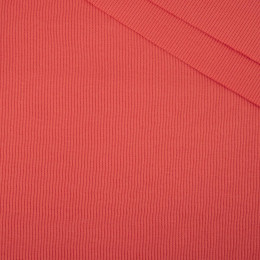 D-169 CORAL - Ribbed knit fabric
