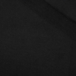 D-16 BLACK  - looped knitwear with elastan 