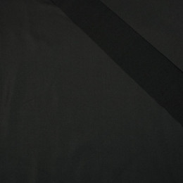 BLACK - Woven fabric sateen type