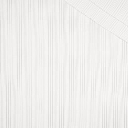 D-01 WHITE - Ribbed knit fabric