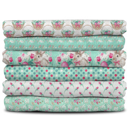 PATCHWORK PACKAGE - 6 pieces 50x50cm - Easter 3