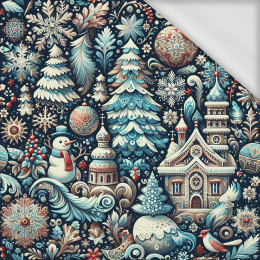 Vintage Christmas wz.29 - looped knit fabric