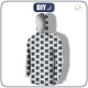 MEN’S HOODIE - TARGET (adventure) / grey - sewing set 