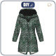 WOMEN'S PARKA (ANNA) - MAGIC DAMASCO pat. 1 (MAGIC SCHOOL) / grey - softshell