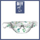 HIP BAG - GREEN HERBARIUM / Choice of sizes