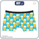 MEN'S BOXER SHORTS - OKTOBERFEST BEER / turquoise