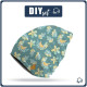 HIP BAG - FLOWER BOUQUET  pat. 4 (gold) / Choice of sizes