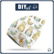 HIP BAG - FLOWER BOUQUET  pat. 4 (gold) / Choice of sizes