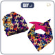 KID'S CAP AND SCARF (CLASSIC) - BUTTERFLIES / colorful - sewing set