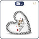 DECORATIVE PILLOW HEART - Milovaným Prarodičům / MINI VICHY GRID