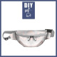 HIP BAG - WATERCOLOR Pat.4 / Choice of sizes