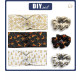 HEADBAND AND HAIR ELASTIC 3KPL - PATTERN 15 - sewing set
