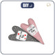 DECORATIVE HEARTS - WHITE TRACES DE