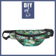 HIP BAG - COMIC BOOK (green - blue) / Choice of sizes