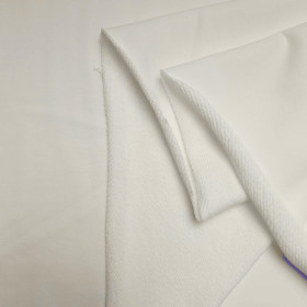 French terry TWILL 340g - ECRU (D-02) 